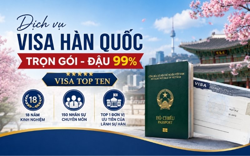 Dịch vụ visa Hàn Quốc trọn gói tại TP. Hồ Chí Minh – Đậu 99%