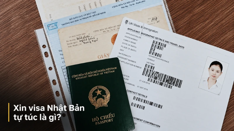 Xin visa Nhật Bản tự túc là gì?