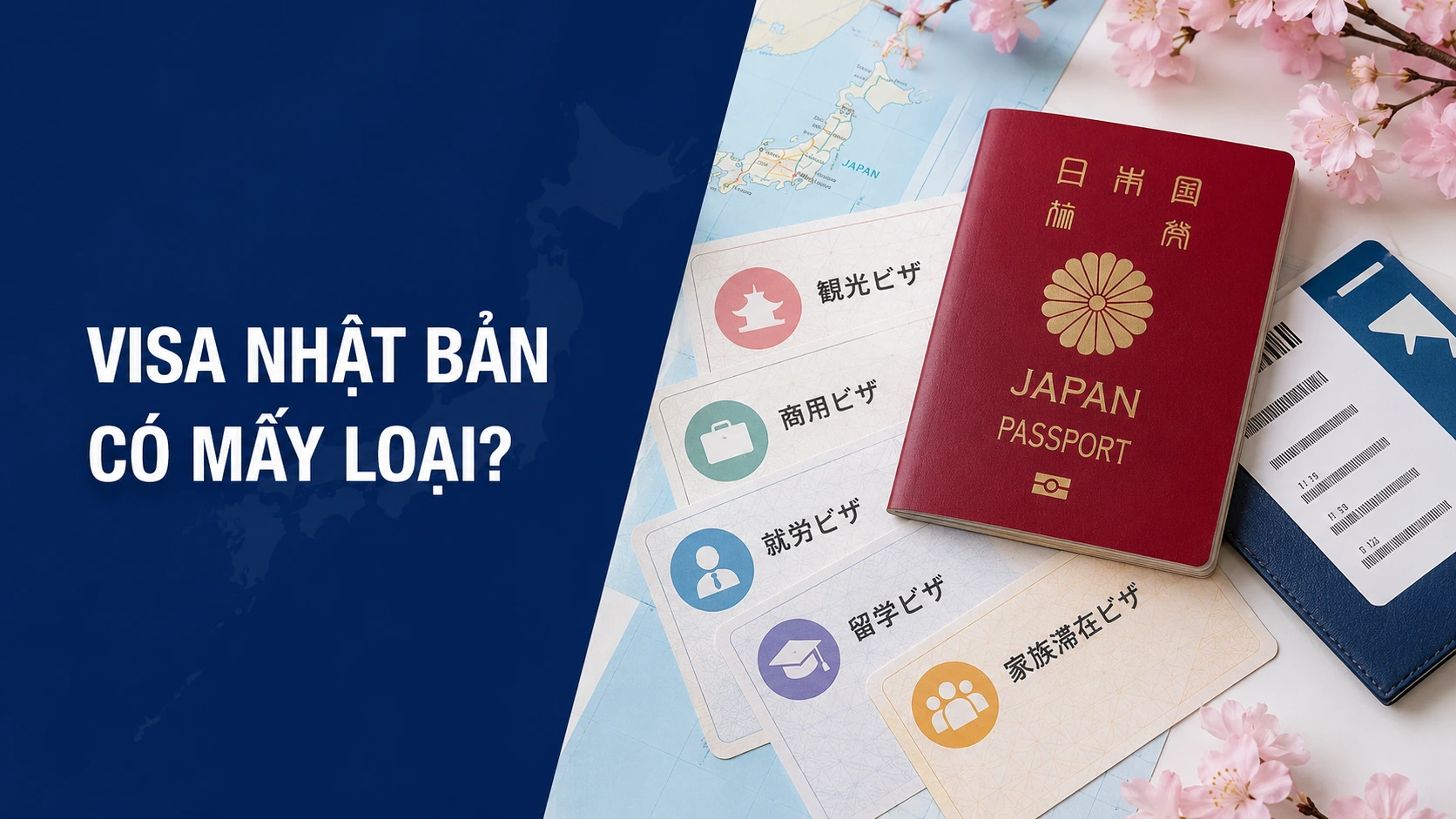 Visa Nhật Bản có mấy loại