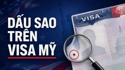 dấu sao trên Visa Mỹ