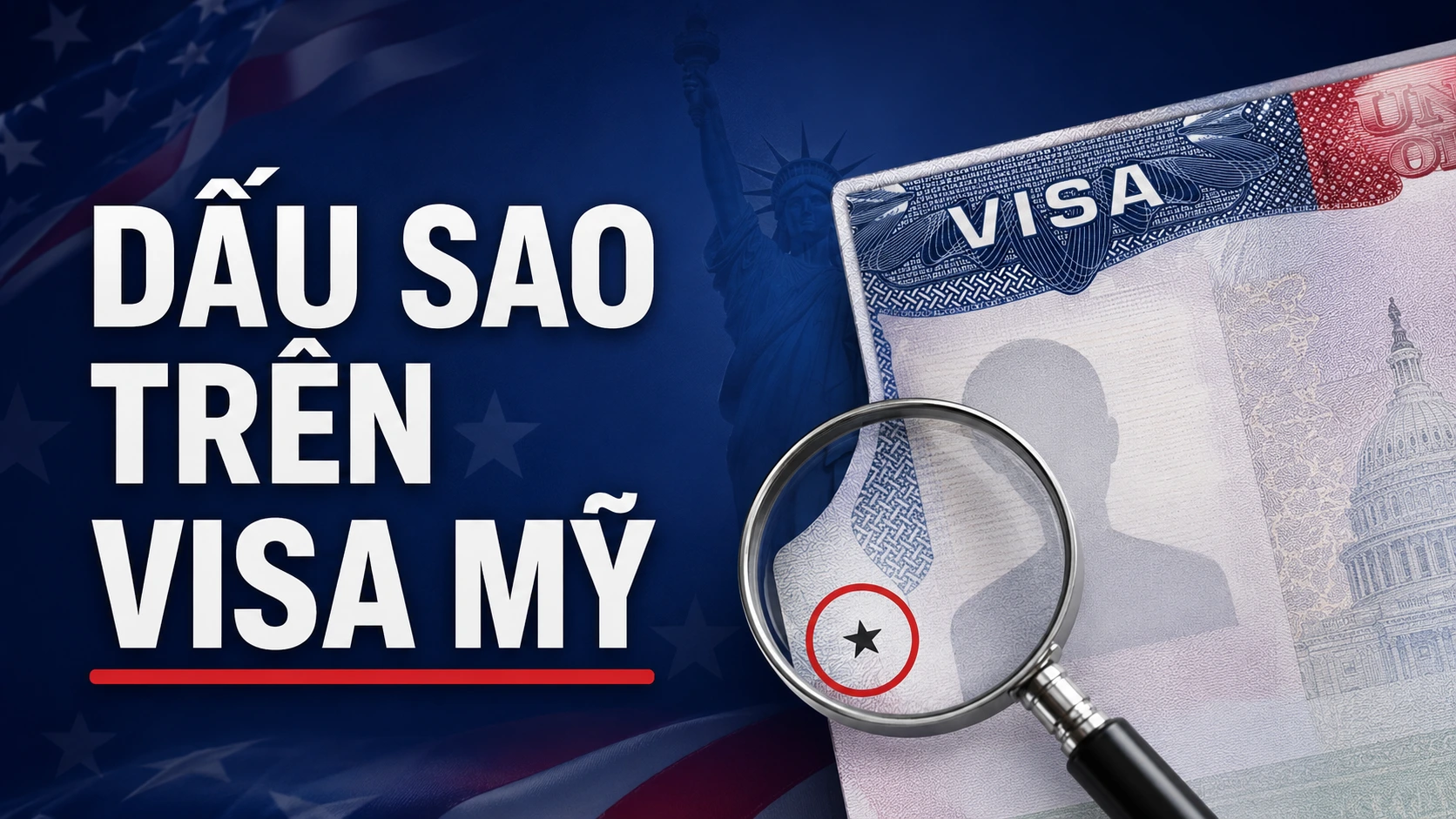 dấu sao trên Visa Mỹ