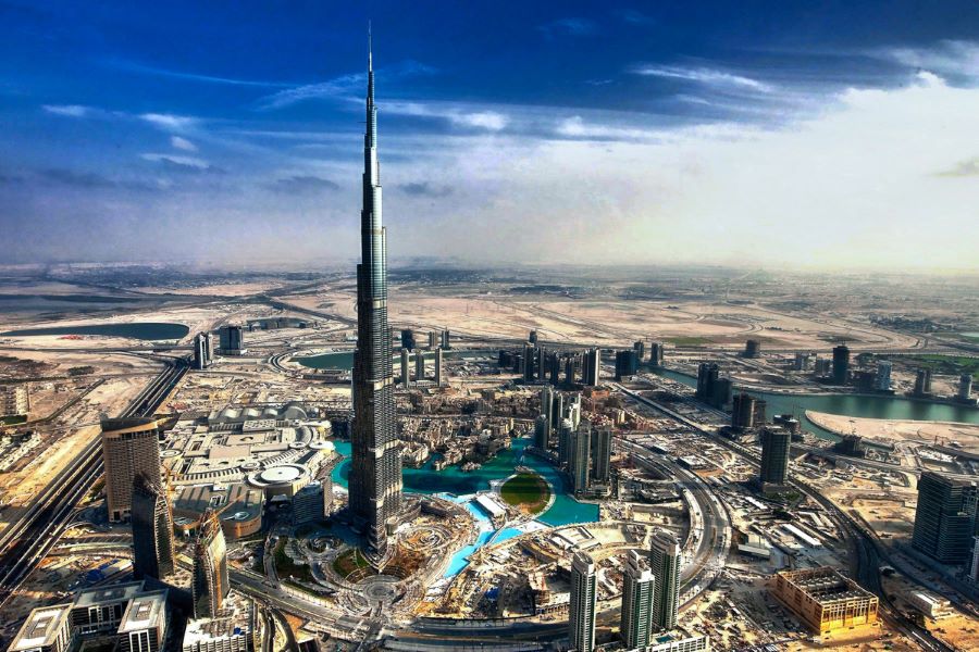 Tòa nhà Burj Khalifa - Công trình nổi tiếng và quy mô tại Dubai 