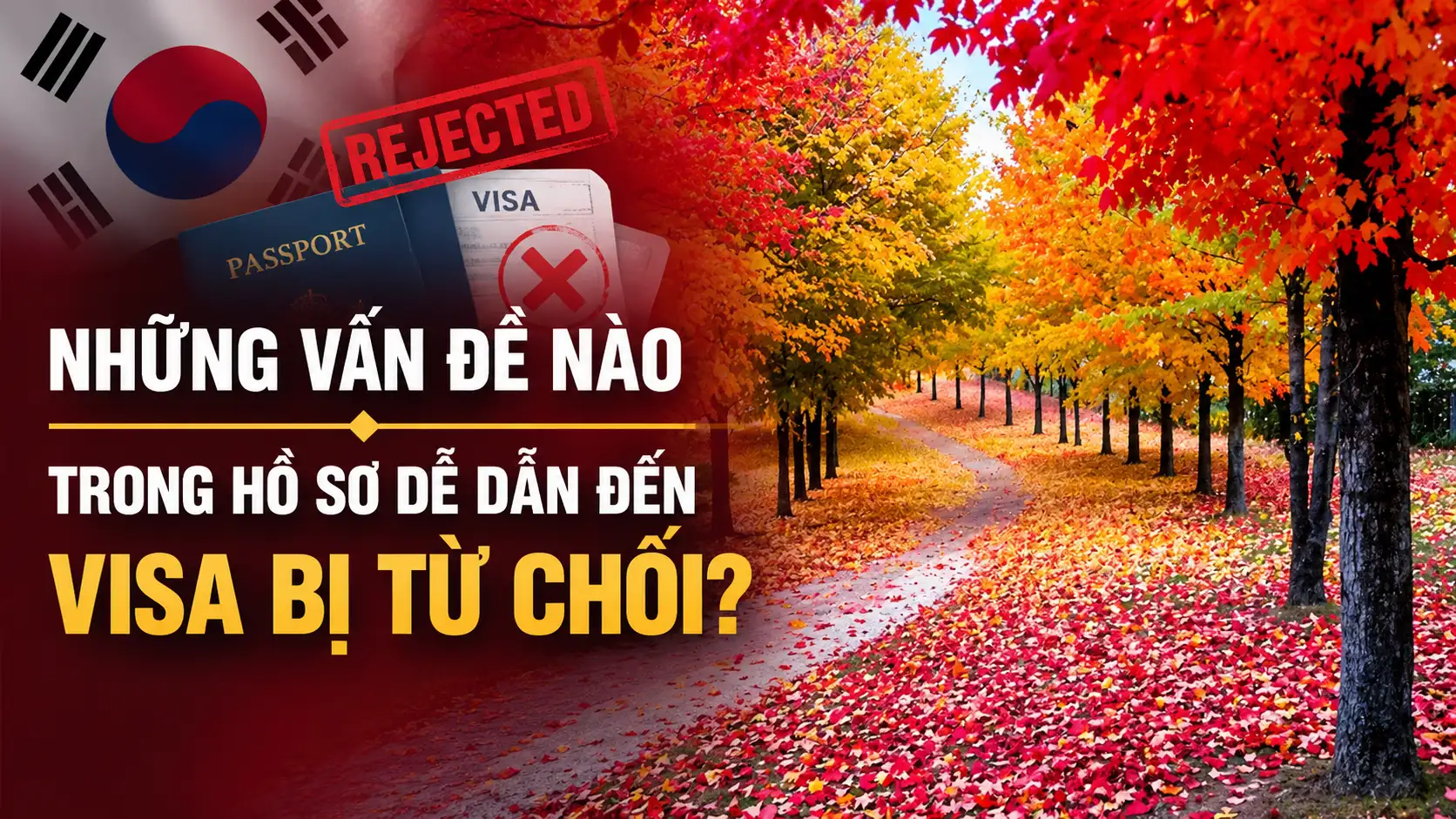 Những vấn đề nào trong hồ sơ dễ dẫn đến visa bị từ chối?