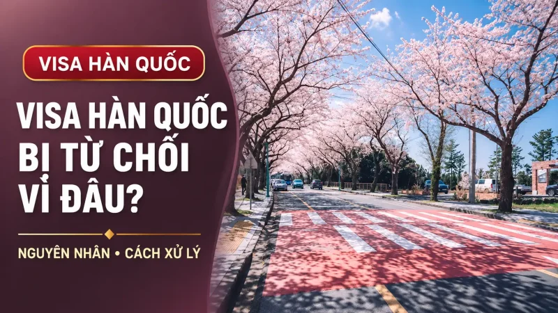 Visa Hàn Quốc bị từ chối vì đâu