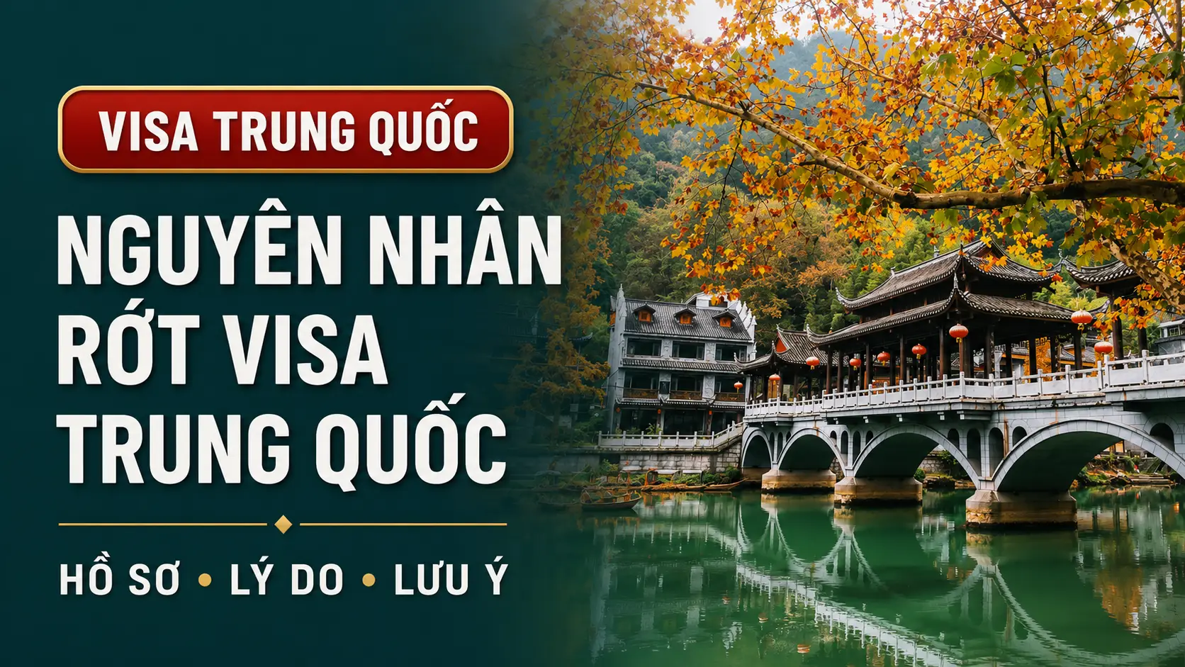 Nguyên nhân rớt visa Trung Quốc