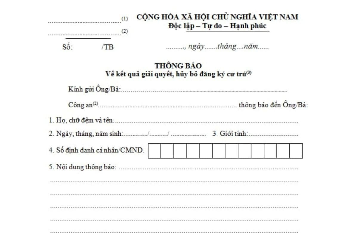Mẫu CT08 cập nhật mới nhất