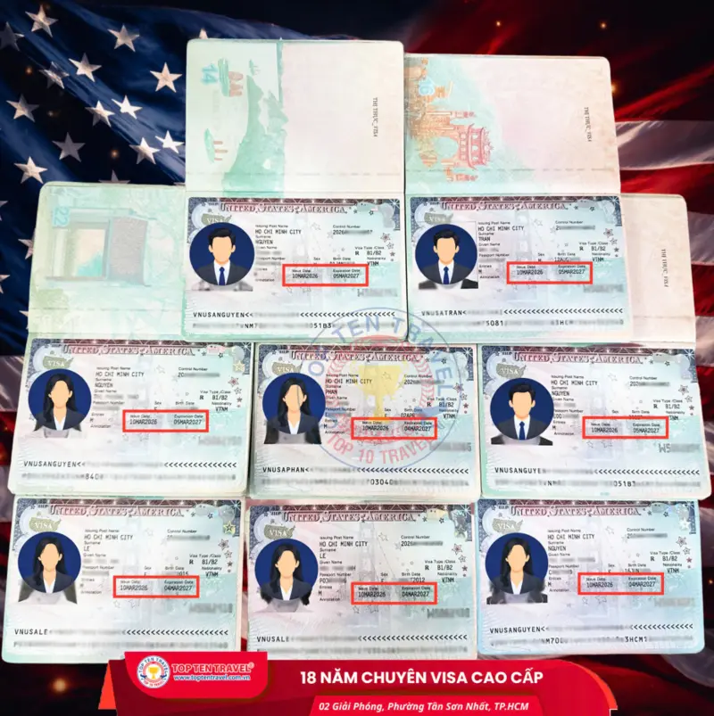 Visa Top Ten cung cấp dịch vụ visa Mỹ trọn gói, tối ưu tỷ lệ đậu