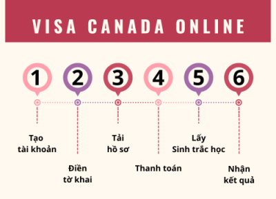 Quy trình xin visa Canada online