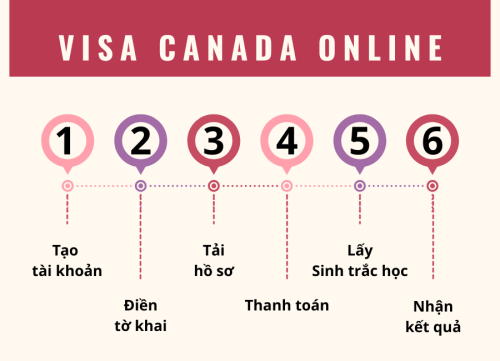 Quy trình xin visa Canada online