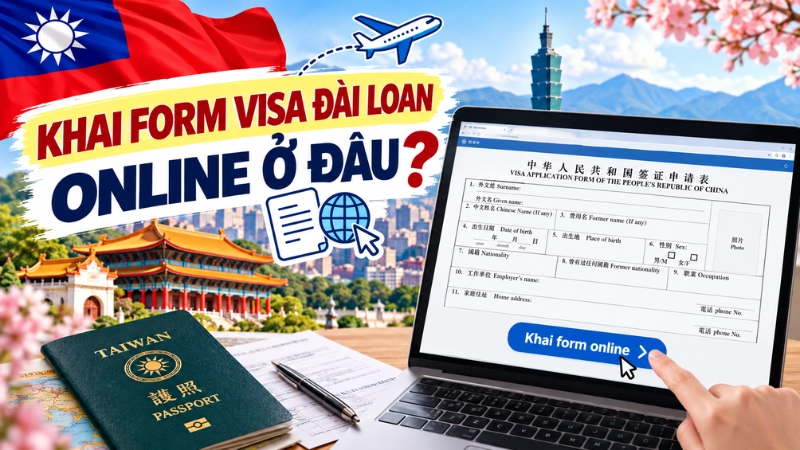 Cần chuẩn bị gì trước khi điền form visa Đài Loan?