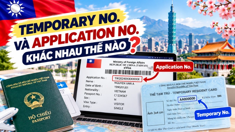 Những lỗi thường gặp khi khai form visa Đài Loan