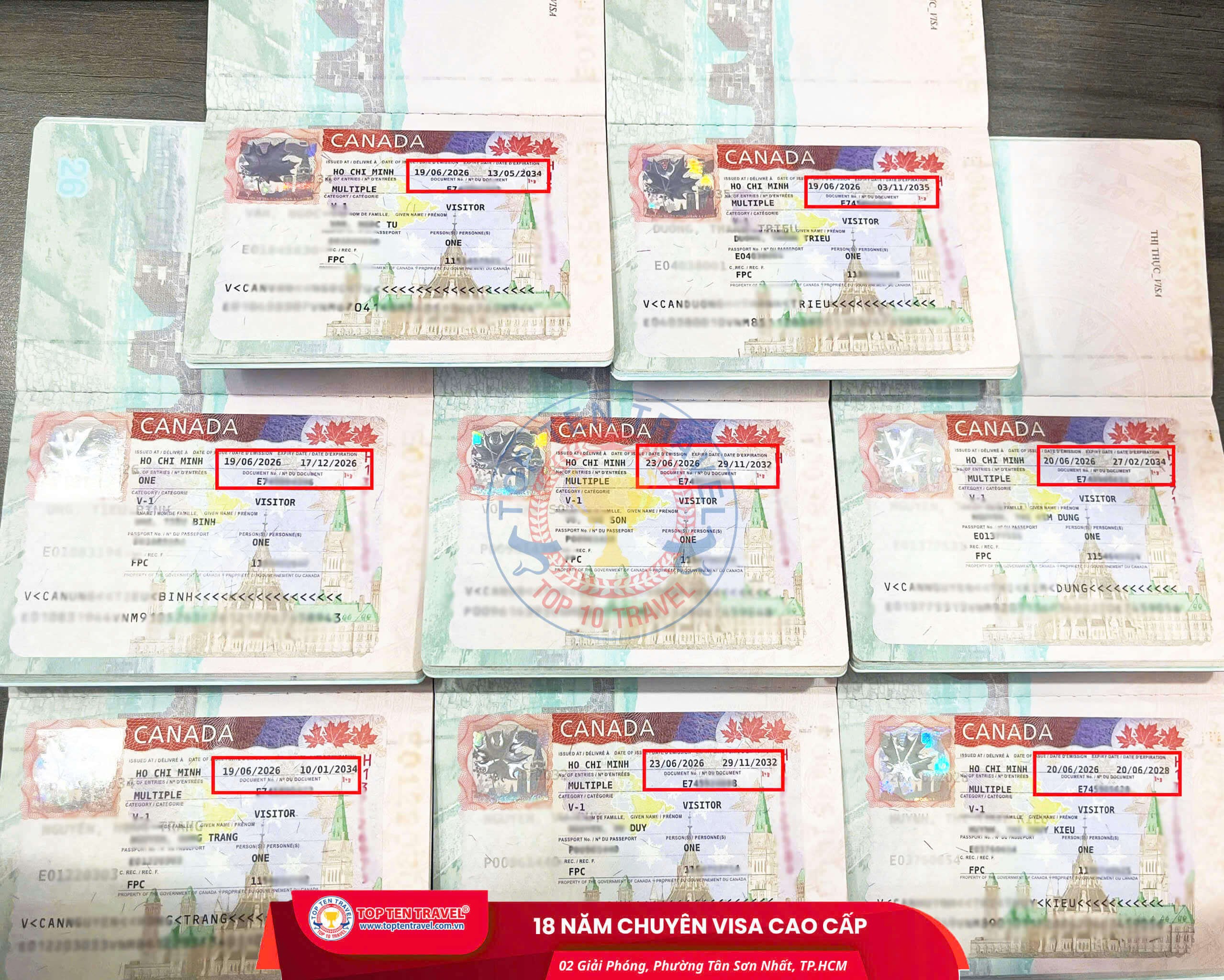 Visa Top Ten cung cấp dịch vụ visa Canada trọn gói, quy trình chuyên nghiệp giúp tối ưu tỷ lệ đậu cho khách hàng