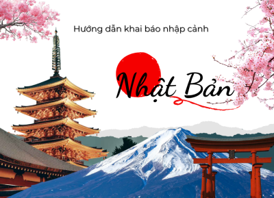Hướng dẫn khai báo nhập cảnh Nhật Bản