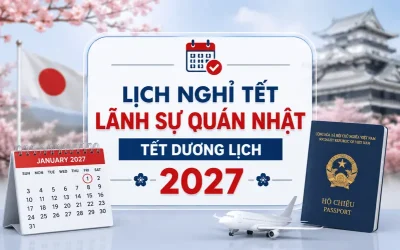 Lịch nghỉ tết lãnh sự quán Nhật Bản