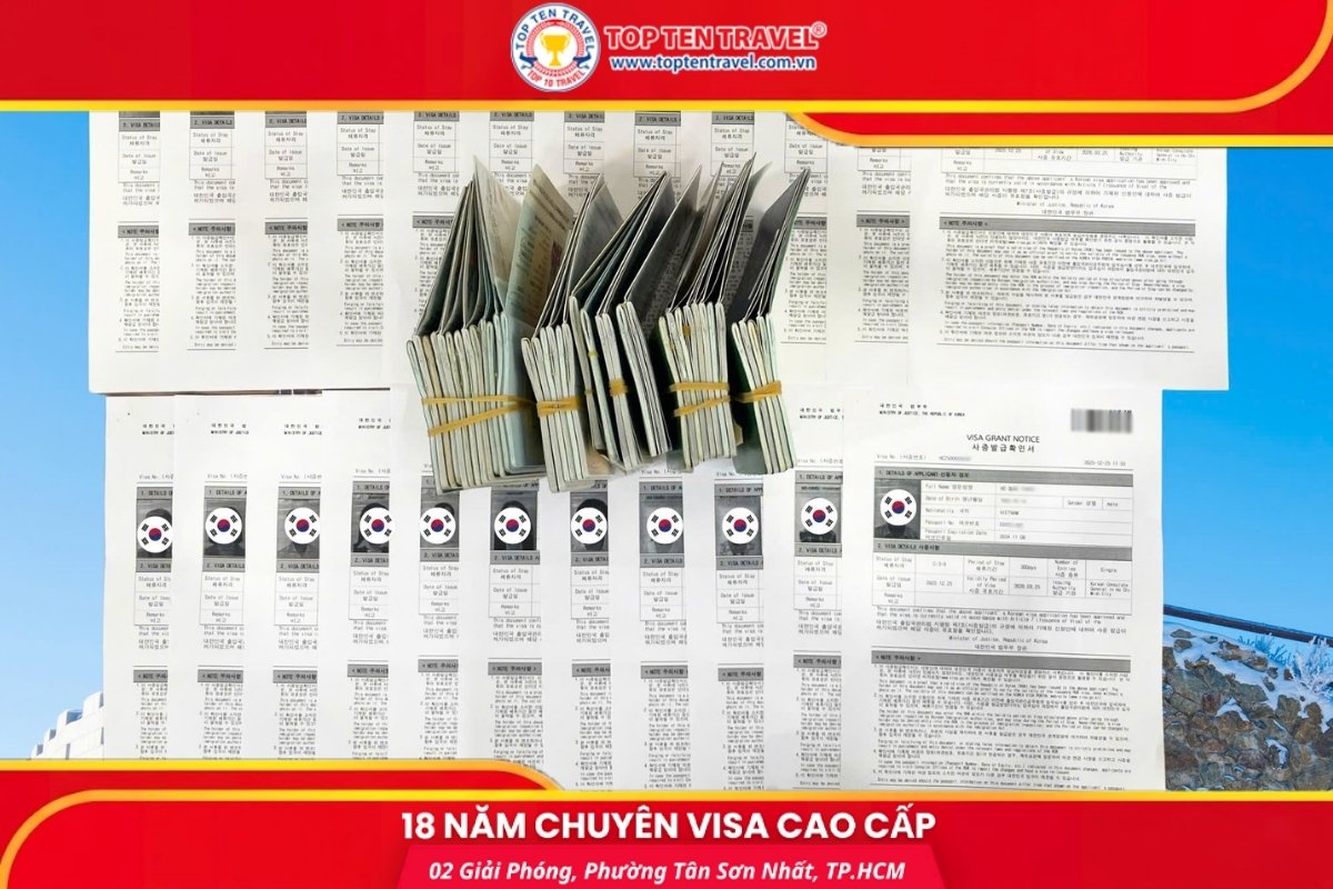 Phí visa Hàn Quốc có thể thay đổi tùy thuộc từng loại visa và thời điểm làm visa
