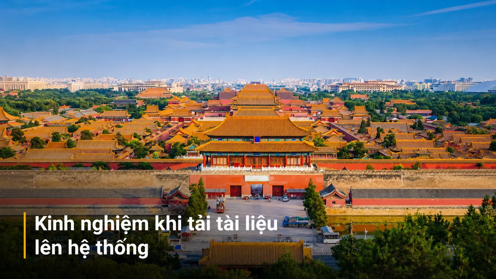 Kinh nghiệm khi tải tài liệu lên hệ thống