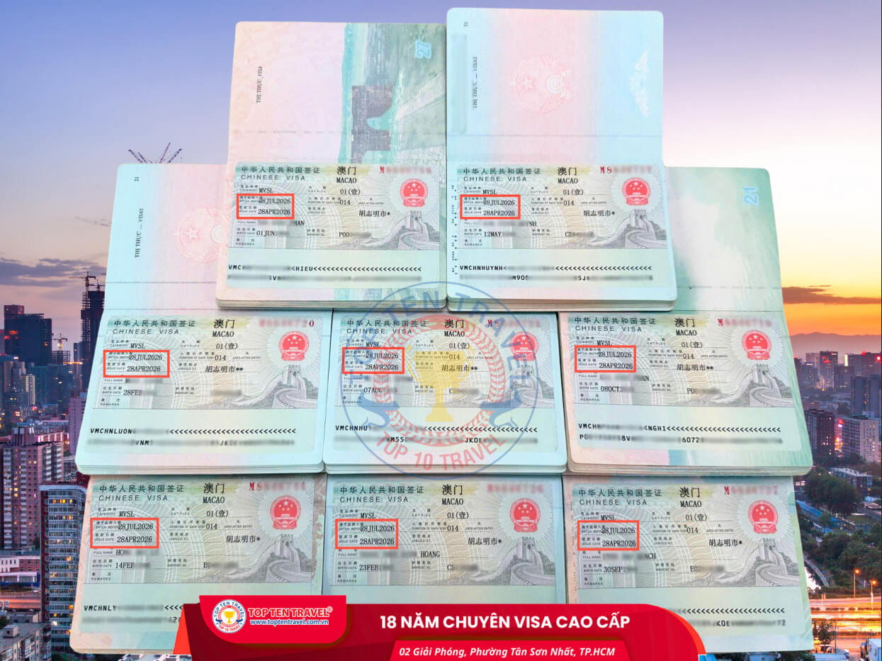 Visa phổ thông được cấp phổ biến nhất cho người Việt khi đi du lịch, công tác, thăm thân tại Trung Quốc