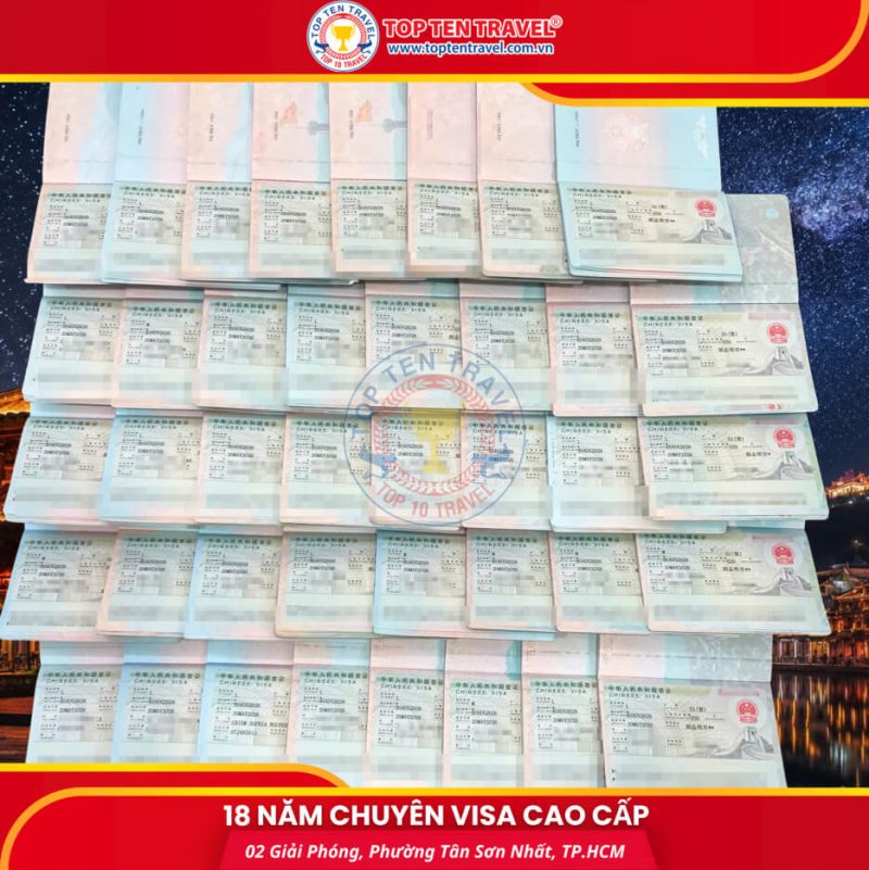 Visa Top Ten hỗ trợ chọn loại visa Trung Quốc như thế nào?