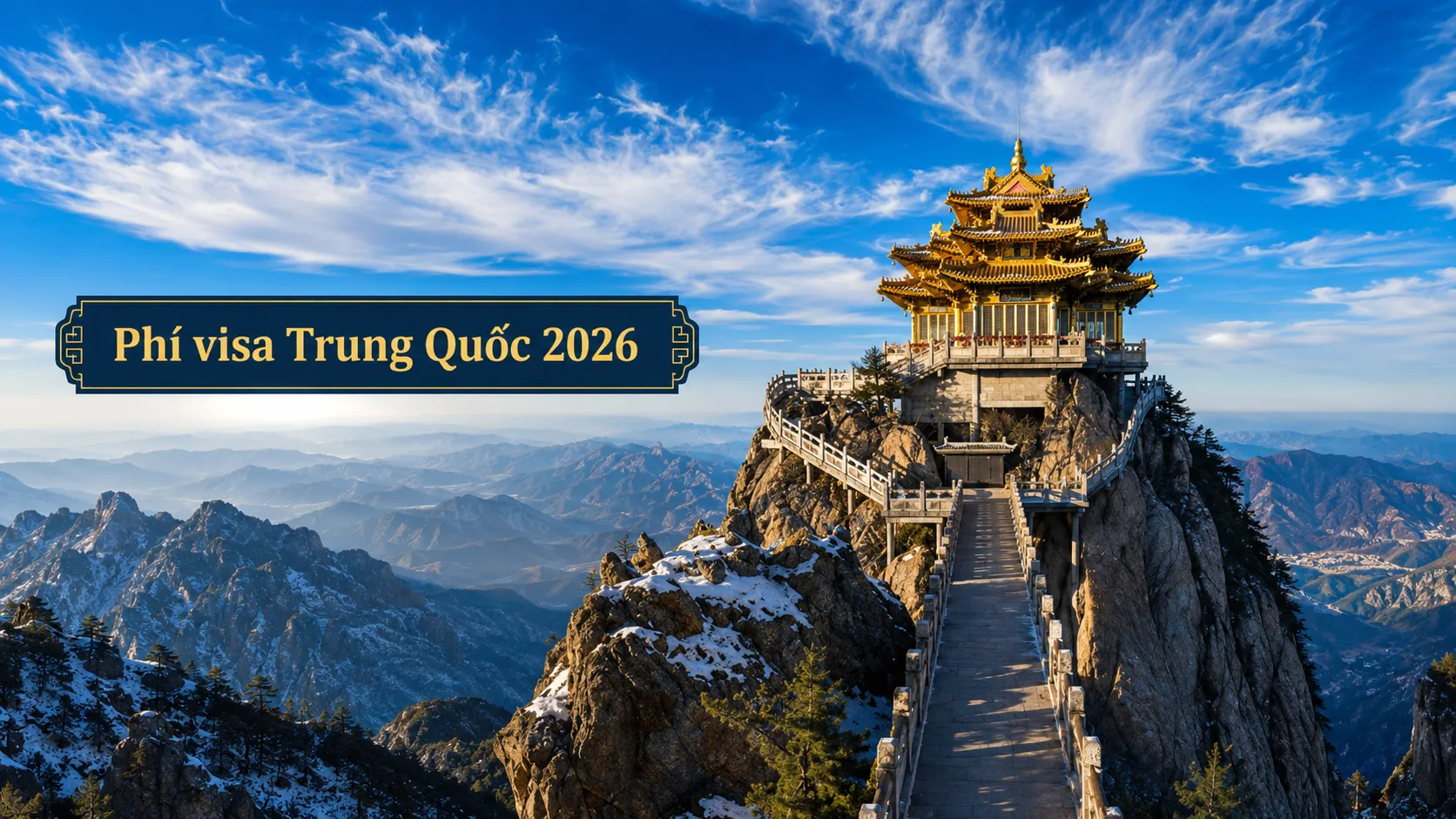 Phí xin visa Trung Quốc 2026 bao nhiêu tiền?