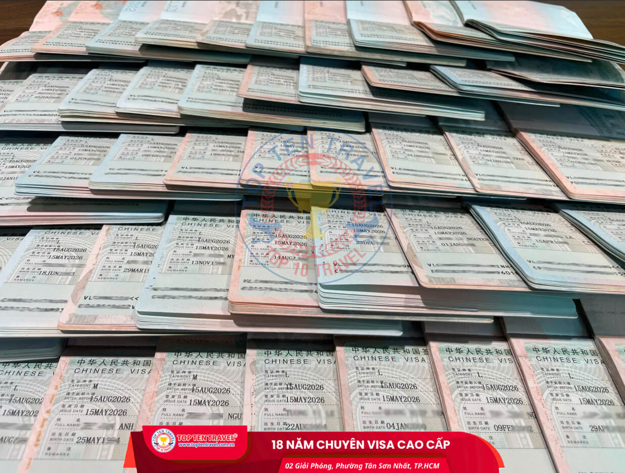Visa Top Ten là đơn vị cung cấp dịch vụ visa Trung Quốc trọn gói, tối ưu tỷ lệ đậu
