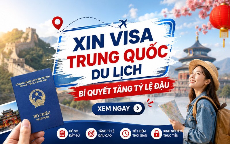 Xin visa Trung Quốc du lịch