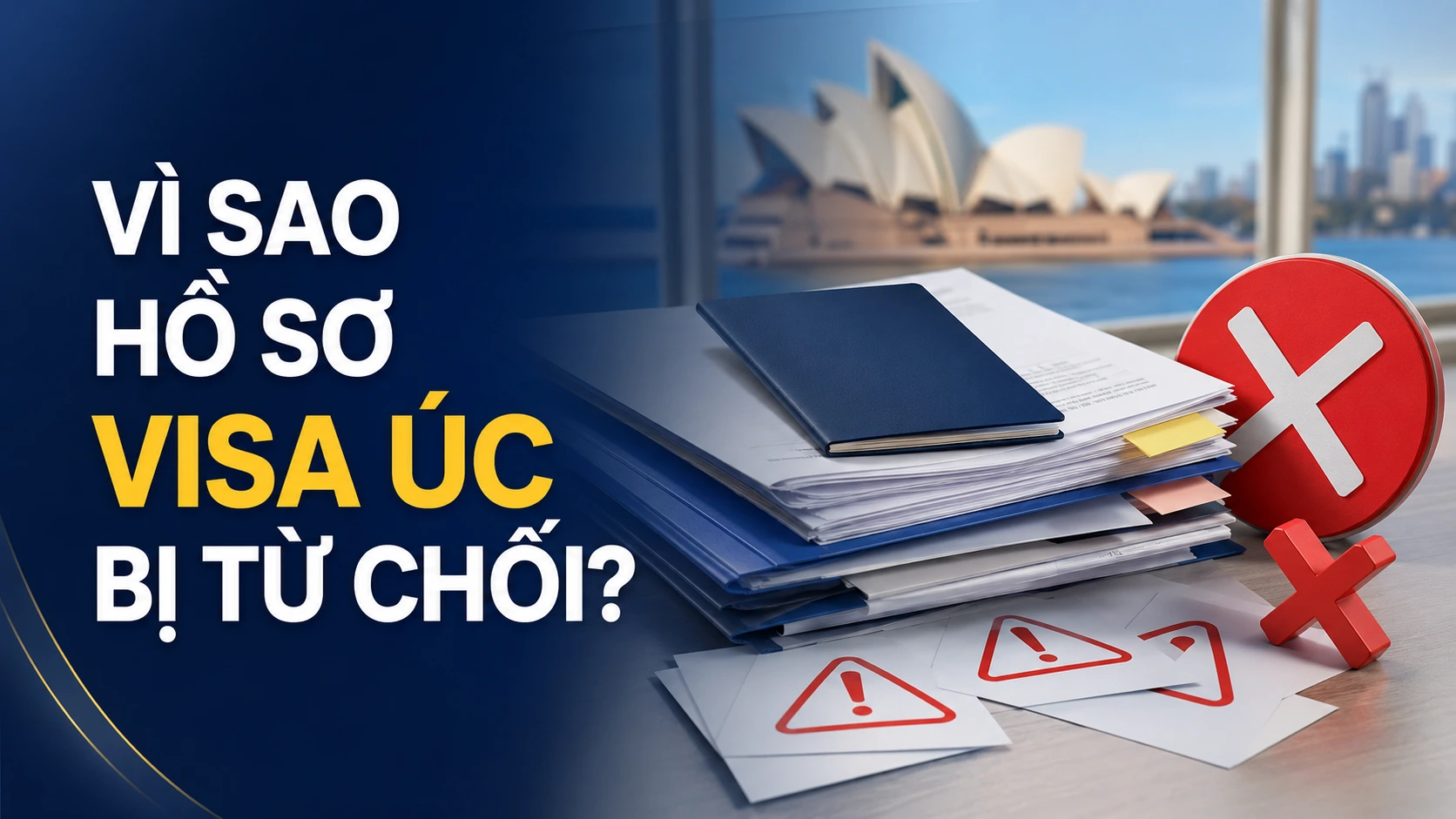Vì sao hồ sơ visa Úc bị từ chối