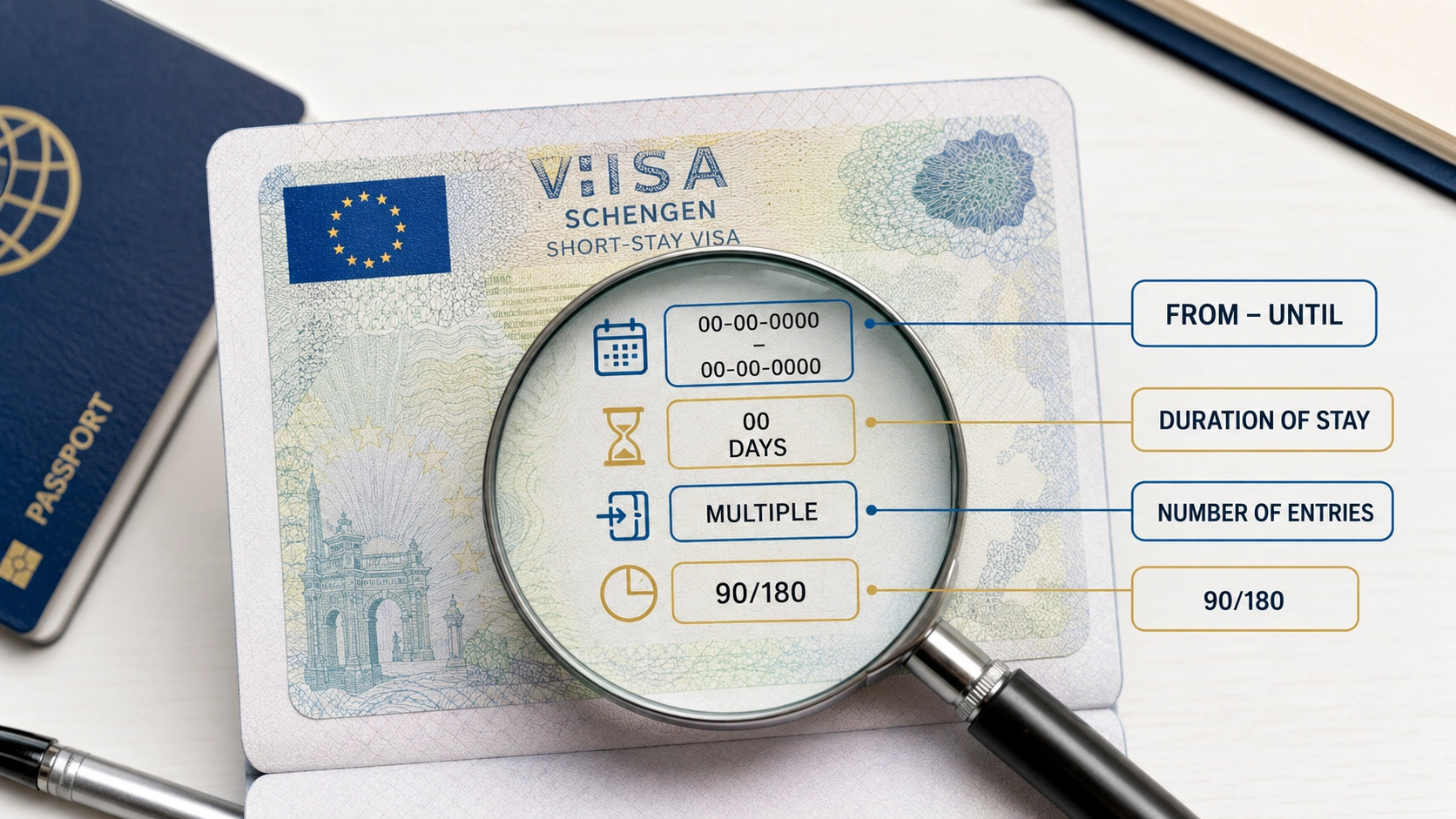 Bốn thông tin cần kiểm tra trên visa Schengen