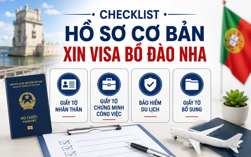 Tổng hợp giấy tờ cần thiết khi xin visa Bồ Đào Nha
