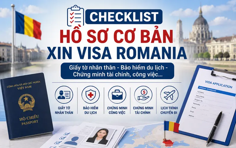 Cập nhật giấy tờ cần nộp khi xin visa Romania