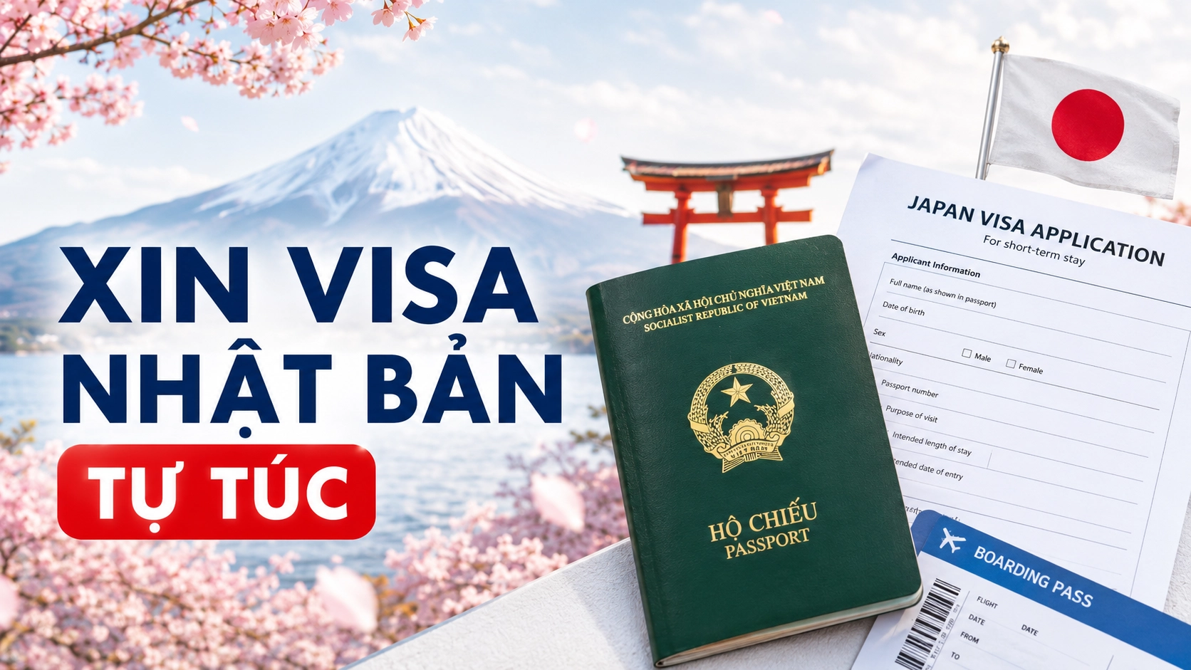 Xin Visa Nhật Bản Tự Túc