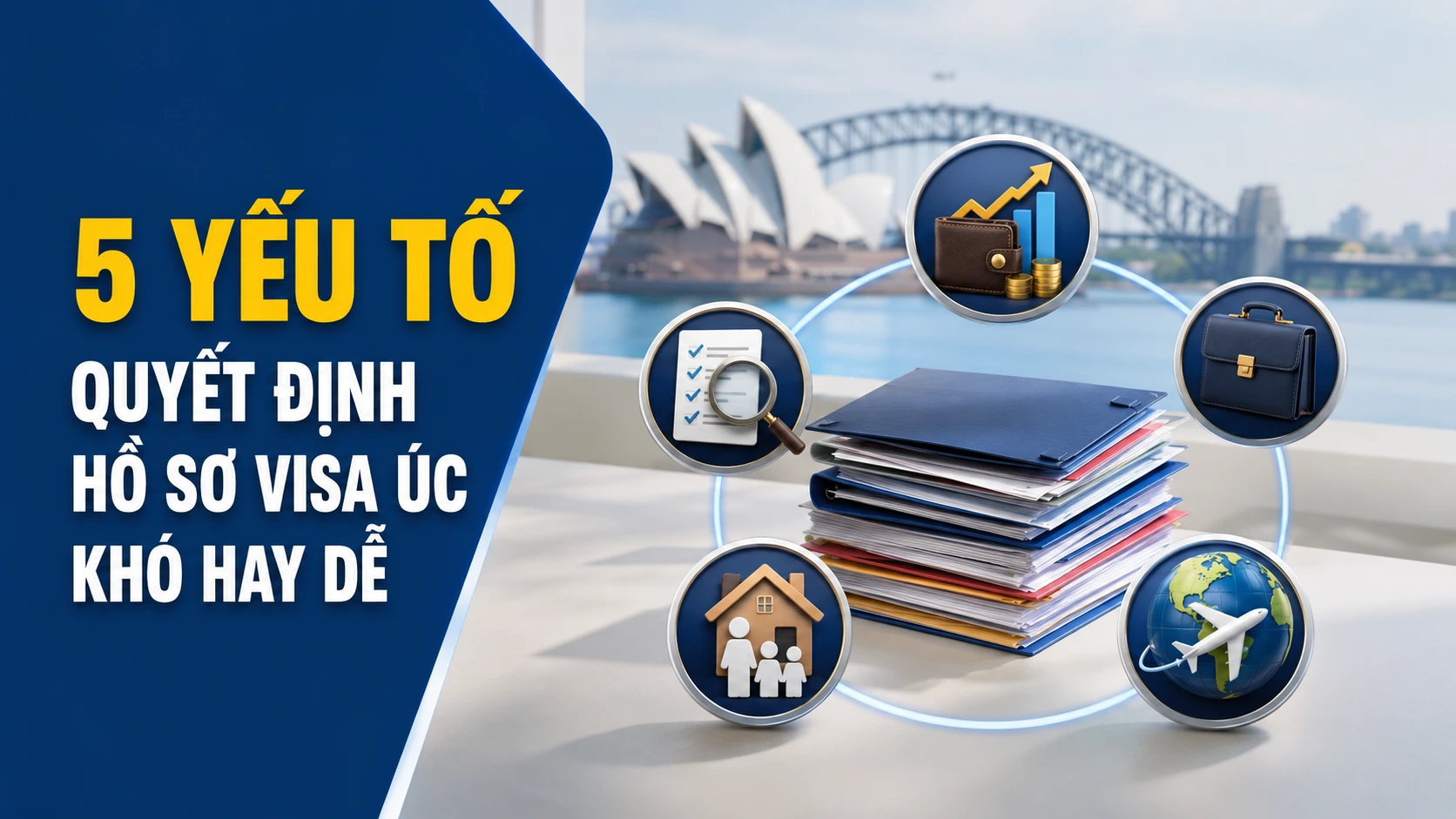 5 yếu tố chính khiến hồ sơ visa Úc khó hay dễ