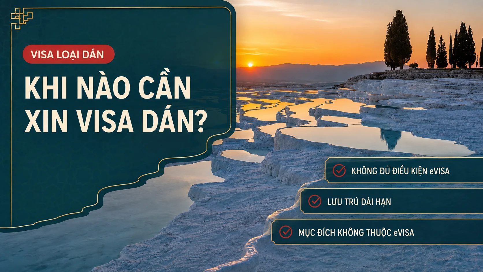 Người Việt Nam có bắt buộc xin visa Thổ Nhĩ Kỳ dán không?