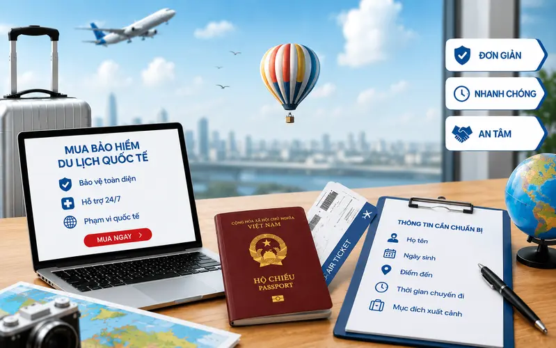 Chuẩn bị mua bảo hiểm du lịch quốc tế khi nộp hồ sơ xin visa