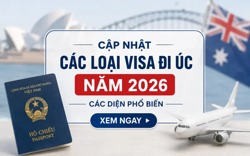 Các loại visa đi Úc