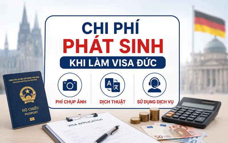 Những chi phí phát sinh cần chuẩn bị khi xin visa Đức