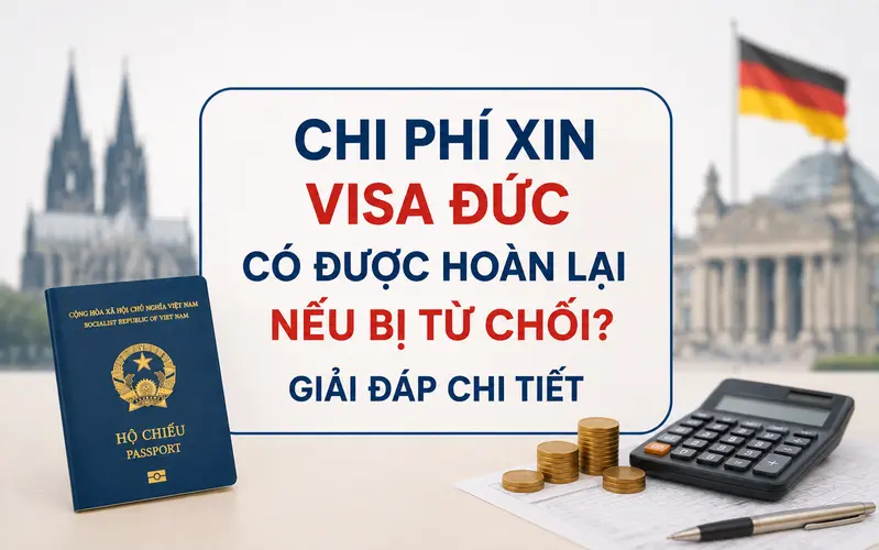 Tìm hiểu chi phí xin visa Đức có được hoàn lại nếu hồ sơ bị từ chối không