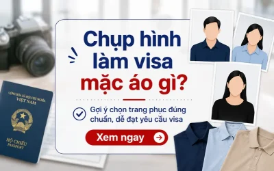 Chụp hình làm visa mặc áo gì