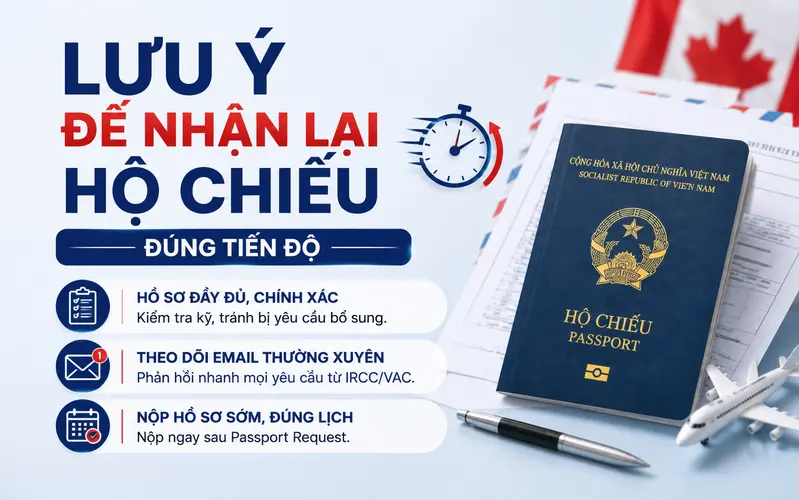 Các lưu ý quan trọng giúp bạn nhận lại visa dán Canada đúng dự kiến