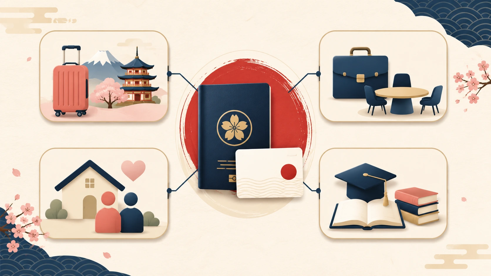 Chọn loại visa Nhật Bản theo mục đích chuyến đi