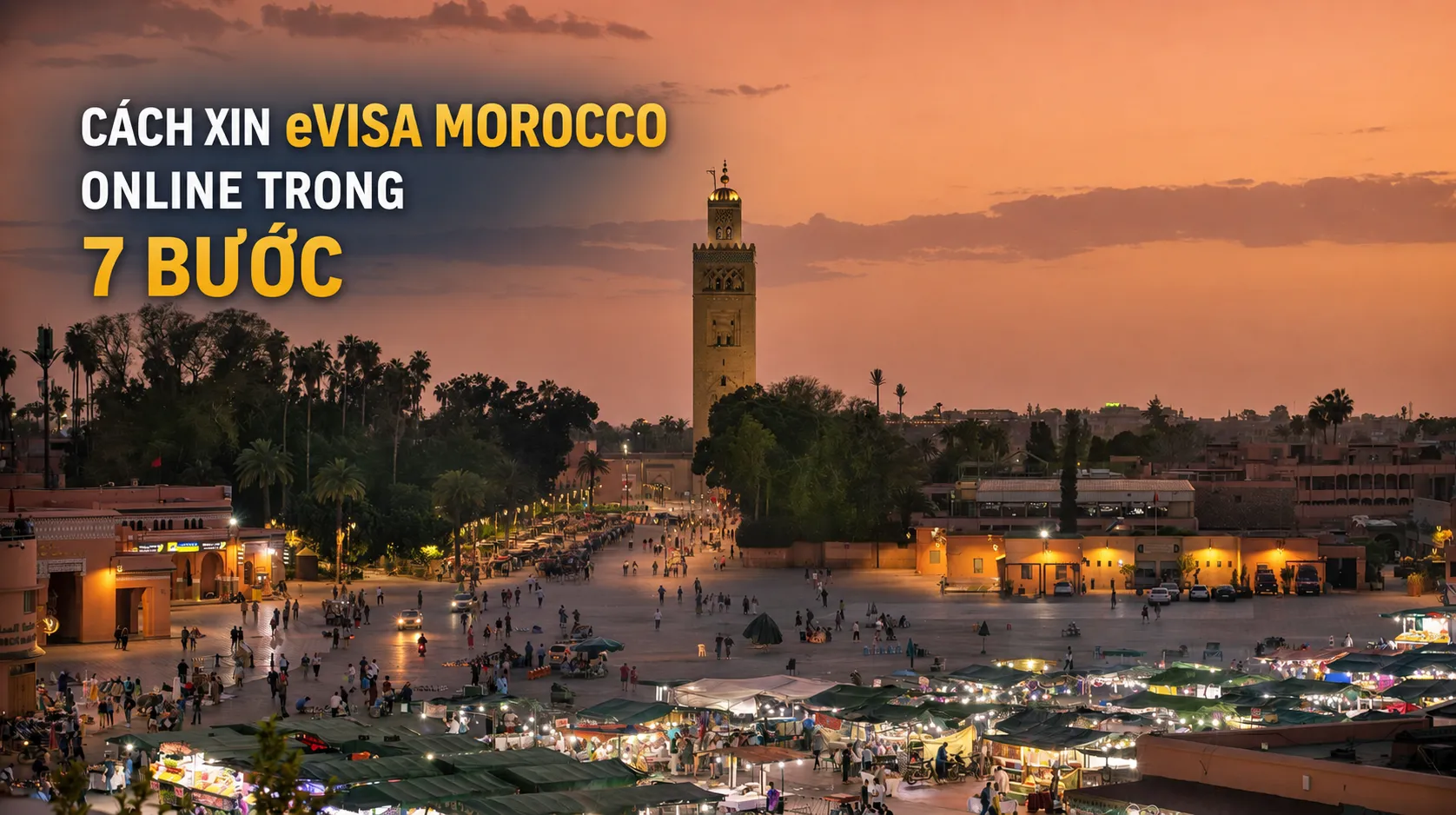 Cách xin eVisa Morocco online trong 7 bước