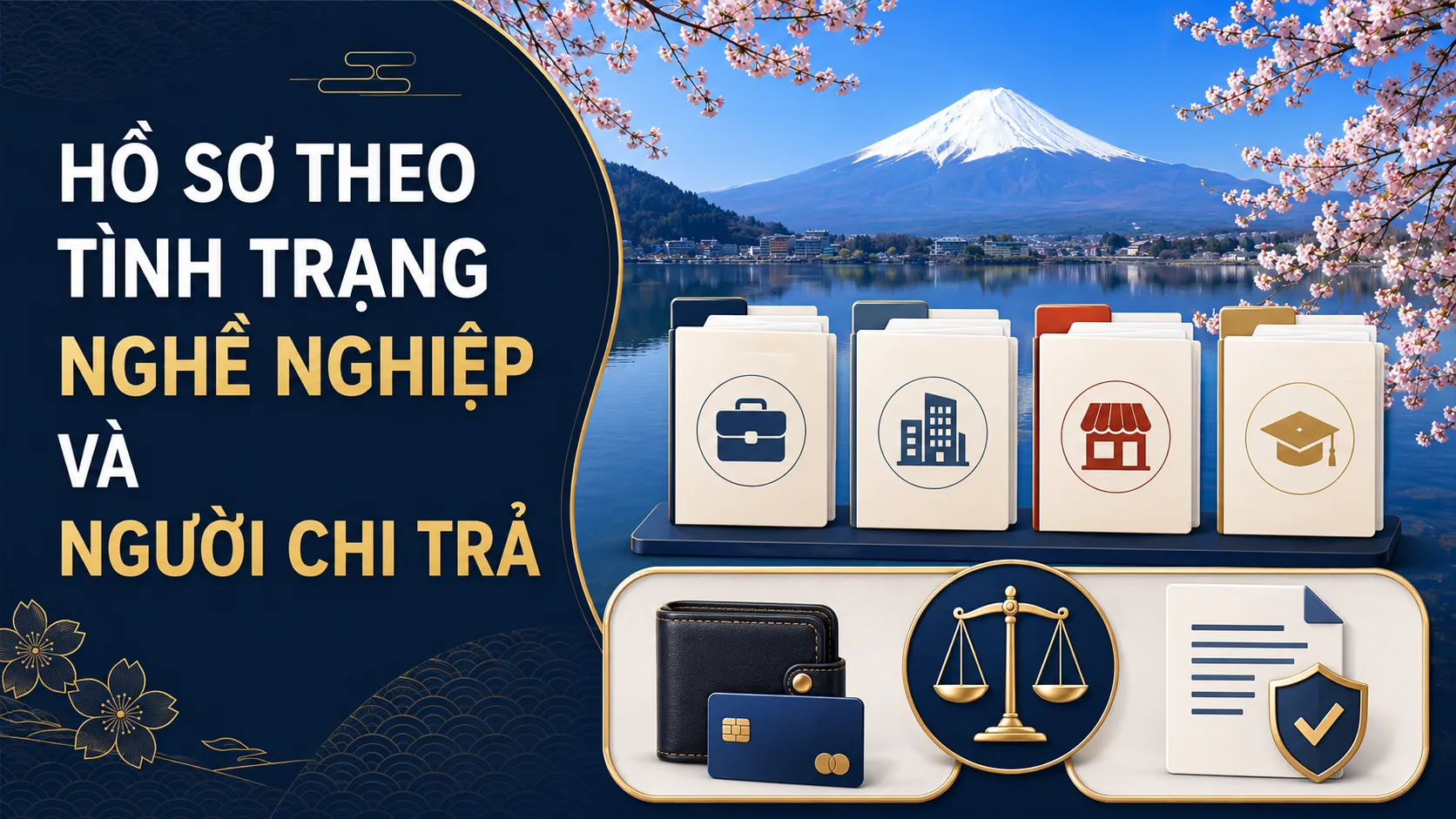 Hồ sơ xin visa Nhật Bản theo nghề nghiệp và người chi trả