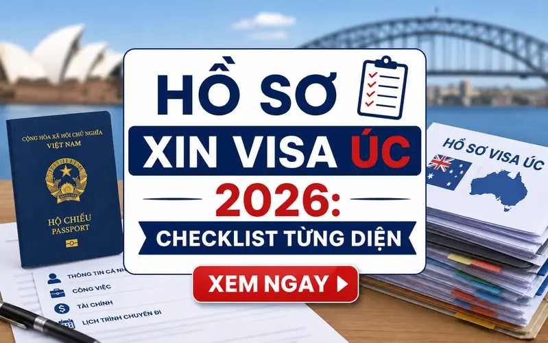 Hồ sơ xin visa Úc