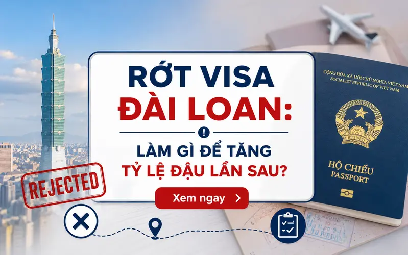 Rớt visa Đài Loan