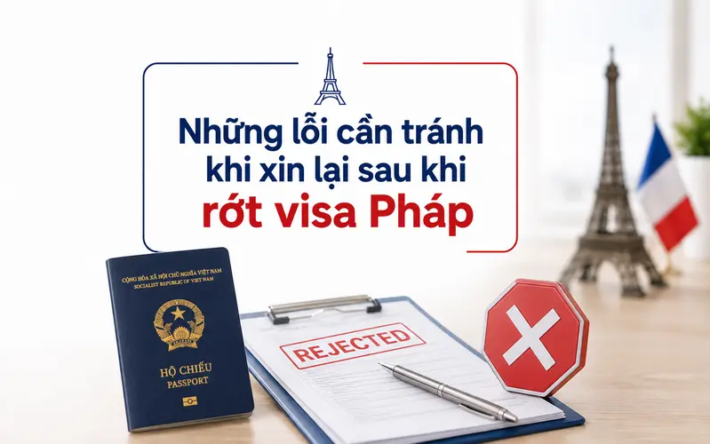 Lưu ý quan trọng khi xin lại visa Pháp