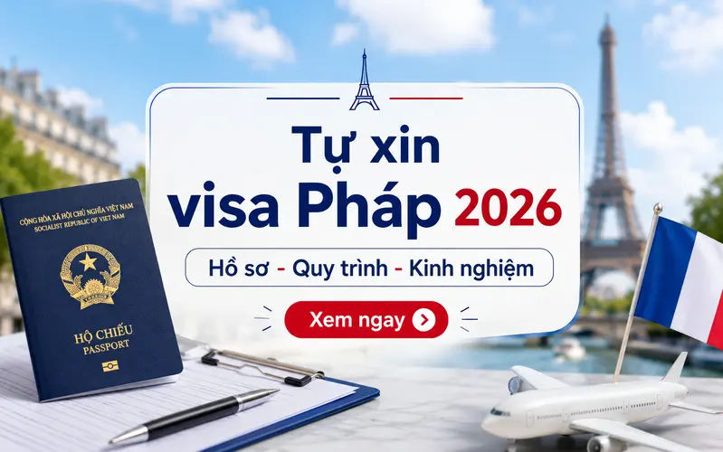 Tự xin visa Pháp