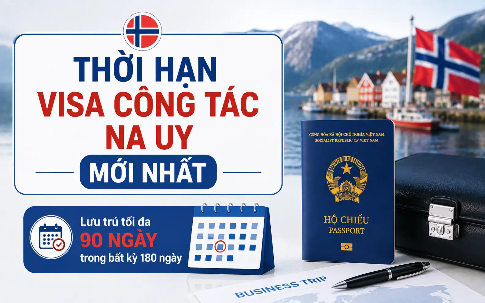 Cập nhật thời hạn visa công tác Na Uy
