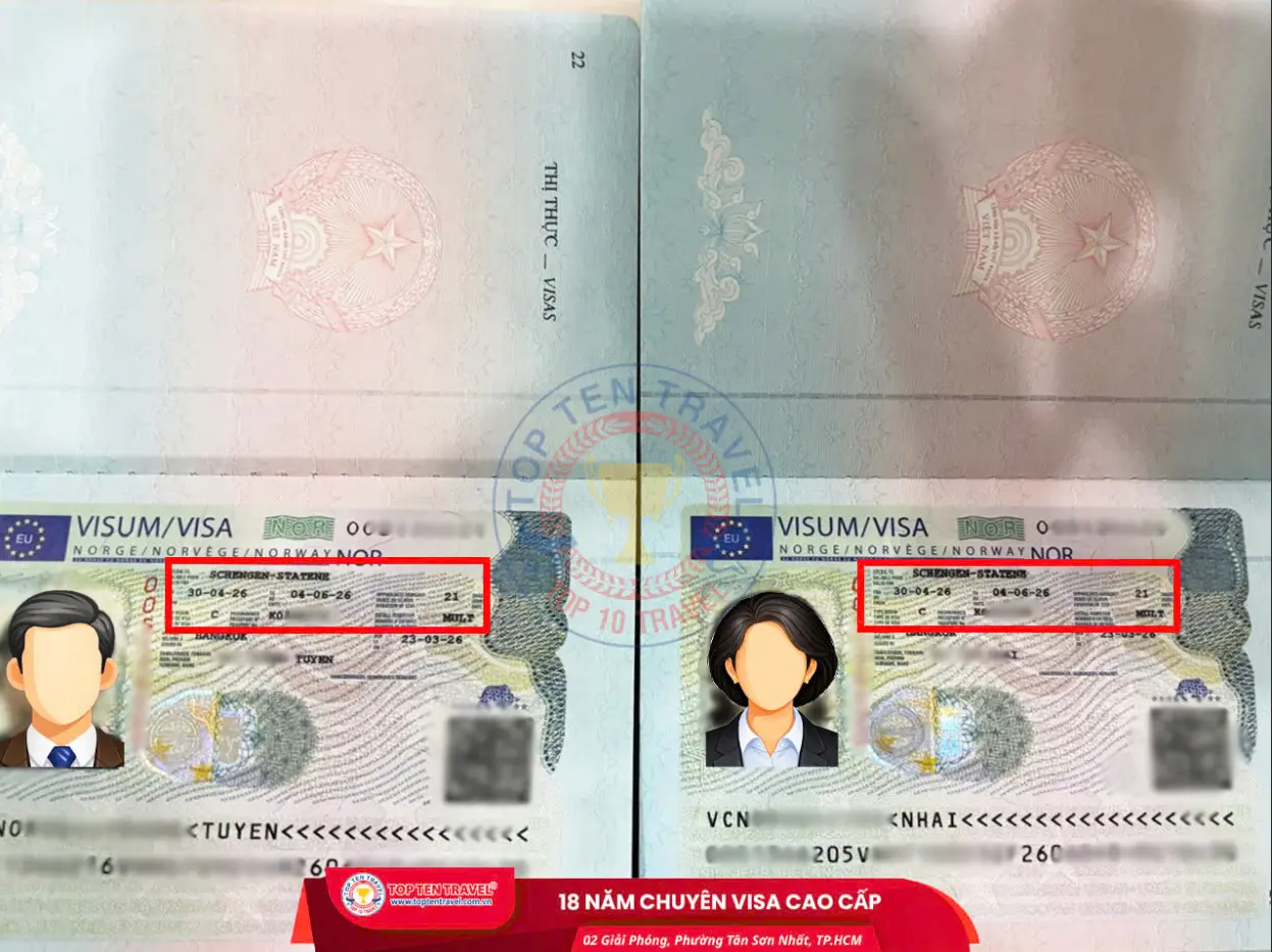 Visa Top Ten cung cấp dịch vụ visa Na Uy trọn gói