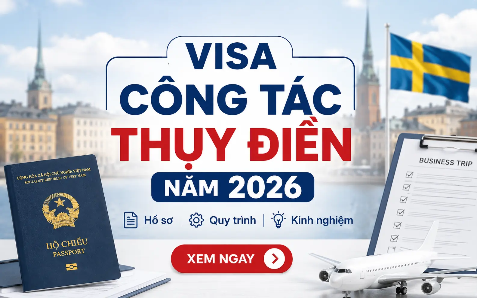 Visa công tác Thụy Điển