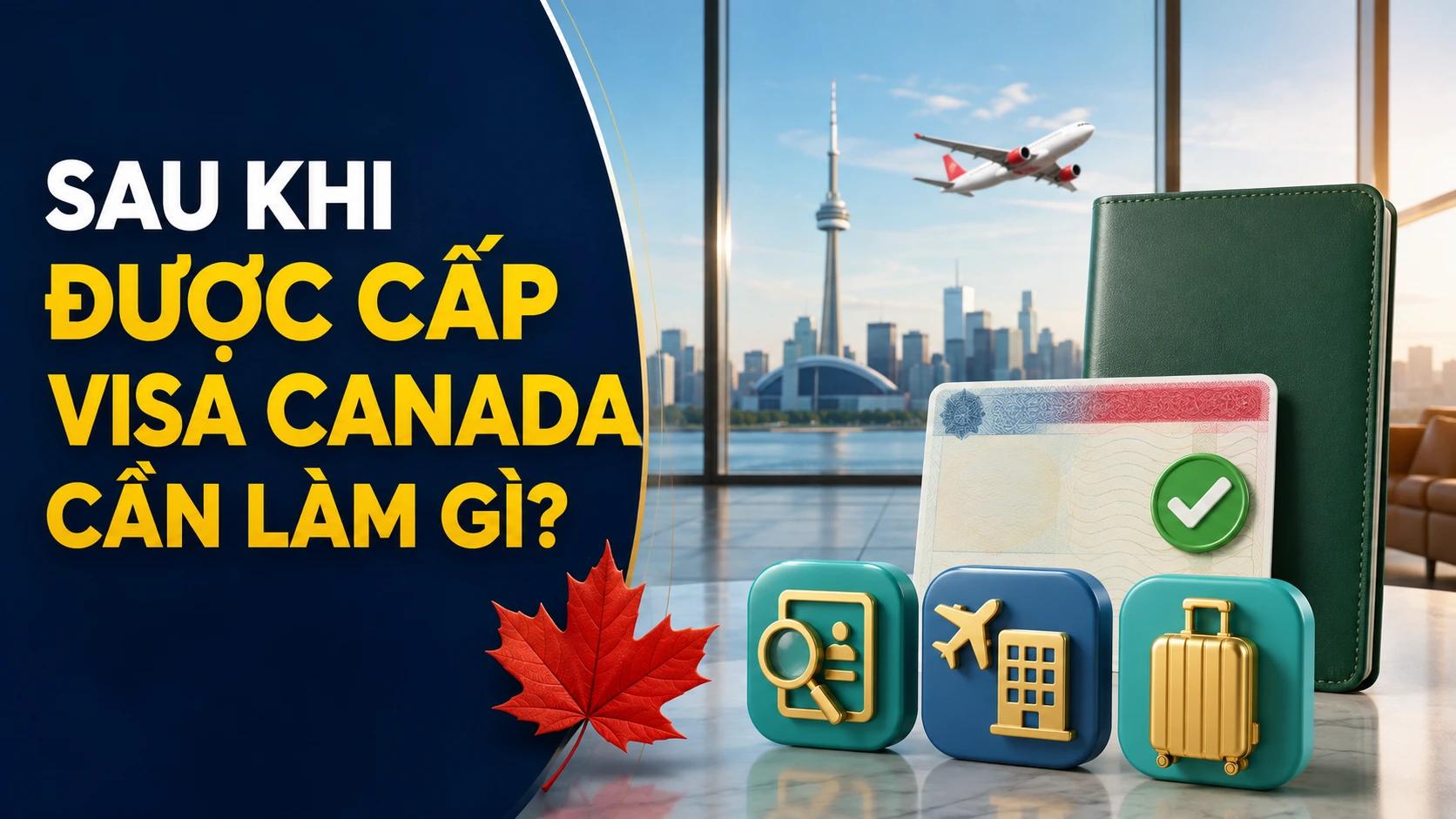 Sau khi được cấp visa Canada cần làm gì