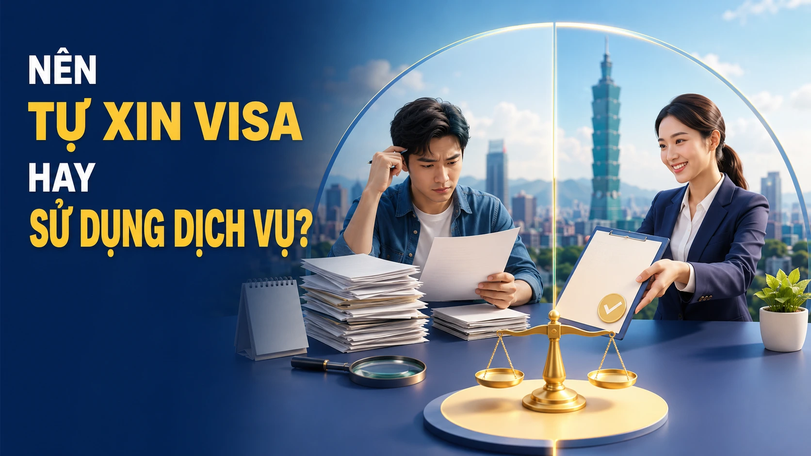 Nên tự xin visa hay sử dụng dịch vụ